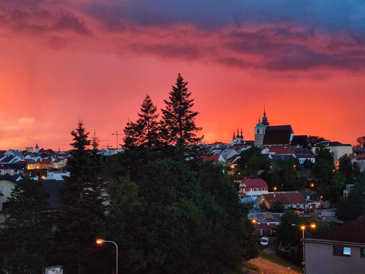 Supercelární bouře na Jihlavsku