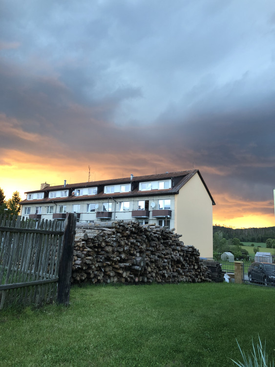 Supercelární bouře na Jihlavsku