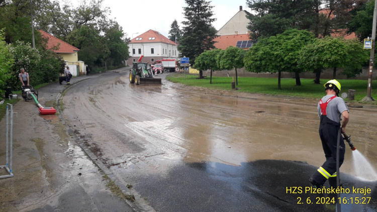 FOTOGALERIE: Povodeň na Plzeňsku 2. června 2024
