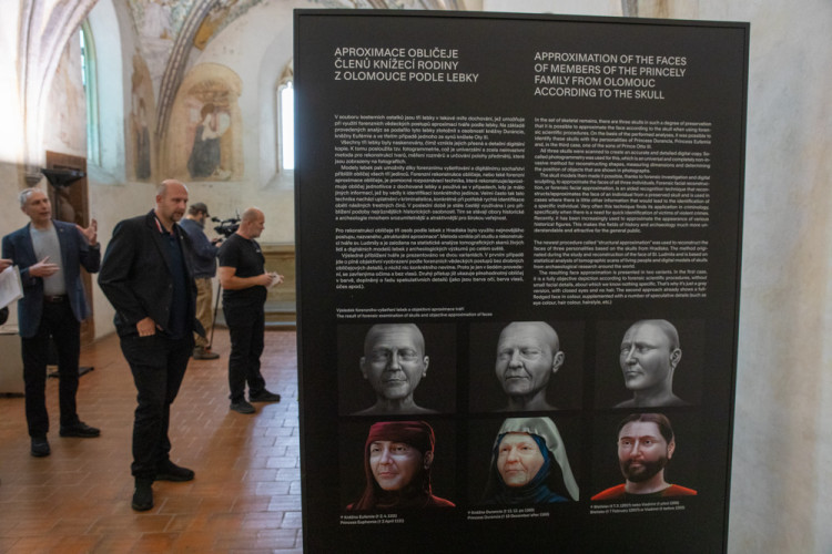 FOTOGALERIE: Výstava představuje podobu olomouckých Přemyslovců