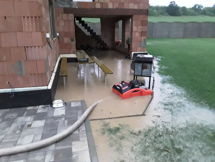 FOTOGALERIE: Pásmo bouřek způsobilo škody v Olomouckém kraji