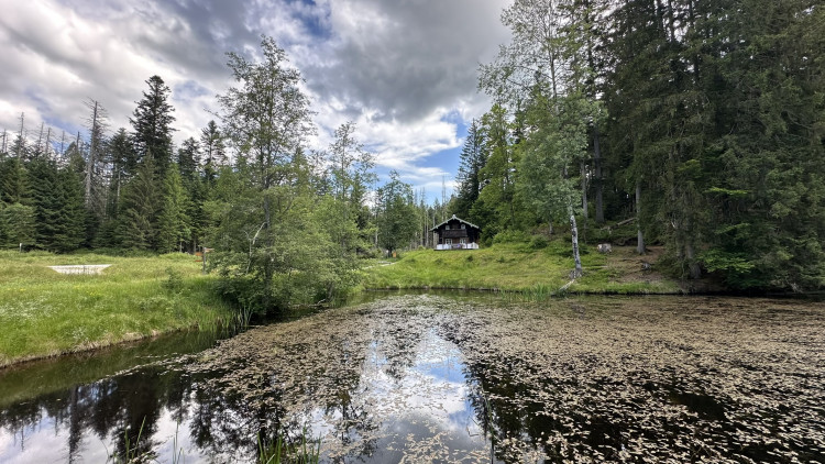 Původní nádrž na plavení dřeva