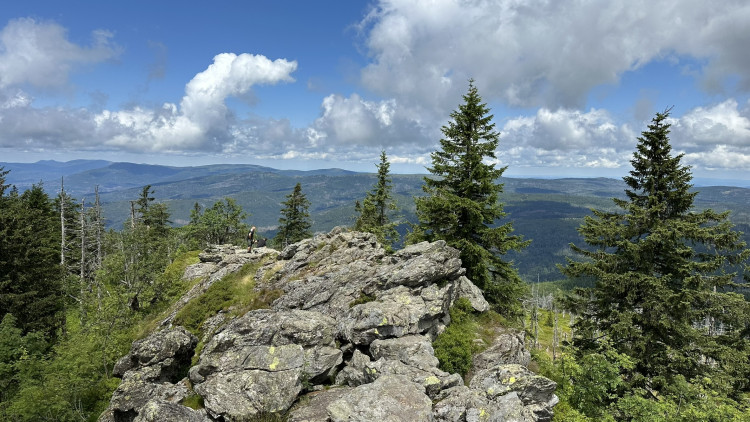 FOTOGALERIE: Výstup na Roklan, druhá nejvyšší hora Šumavy a Českého lesa