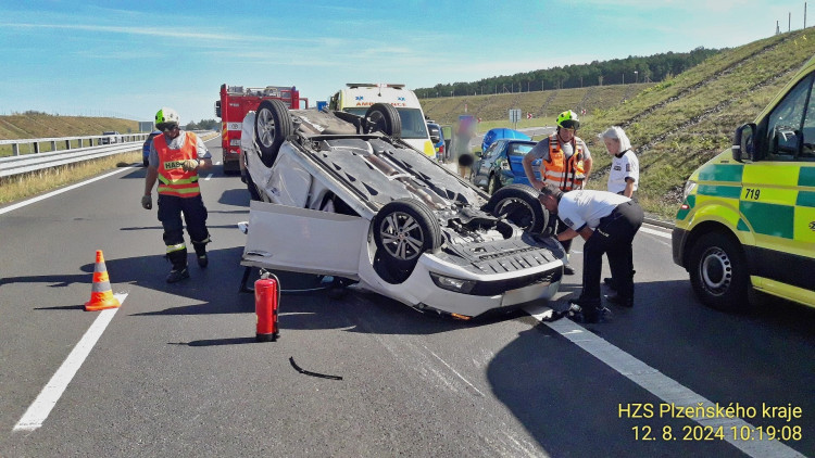 FOTOGALERIE: Nehody na sinicích v Plzeňském kraji