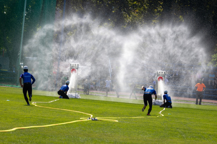 FOTOGALERIE: Skvělé výkony i atmosféra. Stovky hasičů poměřili síly na prestižní akci v Olomouci