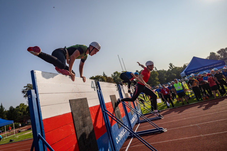FOTOGALERIE: Skvělé výkony i atmosféra. Stovky hasičů poměřili síly na prestižní akci v Olomouci