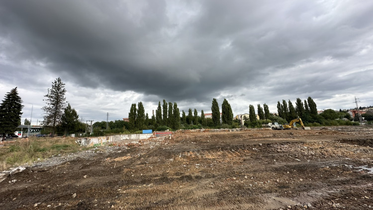 FOTOGALERIE: Zbouraný areál bývalého Skleněného pekla v Plzni