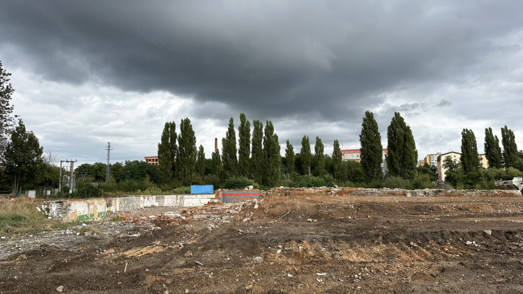 FOTOGALERIE: Zbouraný areál bývalého Skleněného pekla v Plzni