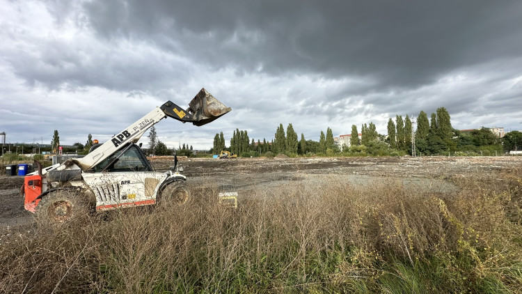 FOTOGALERIE: Zbouraný areál bývalého Skleněného pekla v Plzni