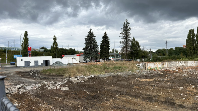 FOTOGALERIE: Zbouraný areál bývalého Skleněného pekla v Plzni