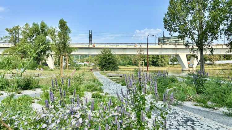 Z brownfieldu na břehu Vltavy místo pro odpočinek. Podívejte se, jak vypadala proměna Parku U Vody