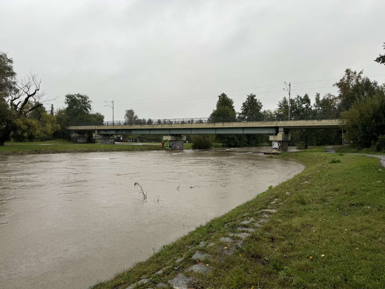 Malše v Českých Budějovicích.