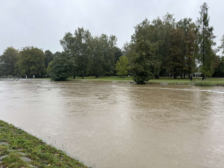Malše v Českých Budějovicích.