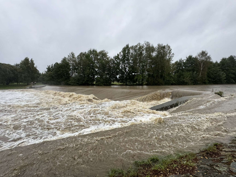 Malše v Českých Budějovicích.