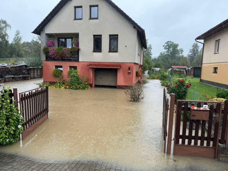 Malše v Plavě u Českých Budějovic.