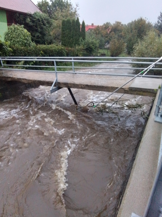 FOTOGALERIE: Hasiči zasahují v Olomouckém kraji kvůli větru a zvýšeným hladinám toků