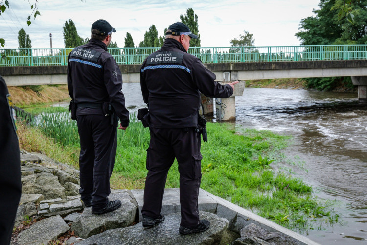 Situaci v Plzni monitorují také strážníci, foto: MP Plzeň