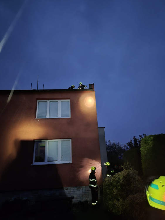 FOTOGALERIE: Hasiči zasahují v Olomouckém kraji kvůli povodním a větru