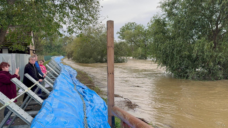 FOTOGALERIE: Hasiči zasahují v celém Olomouckém kraji kvůli povodním