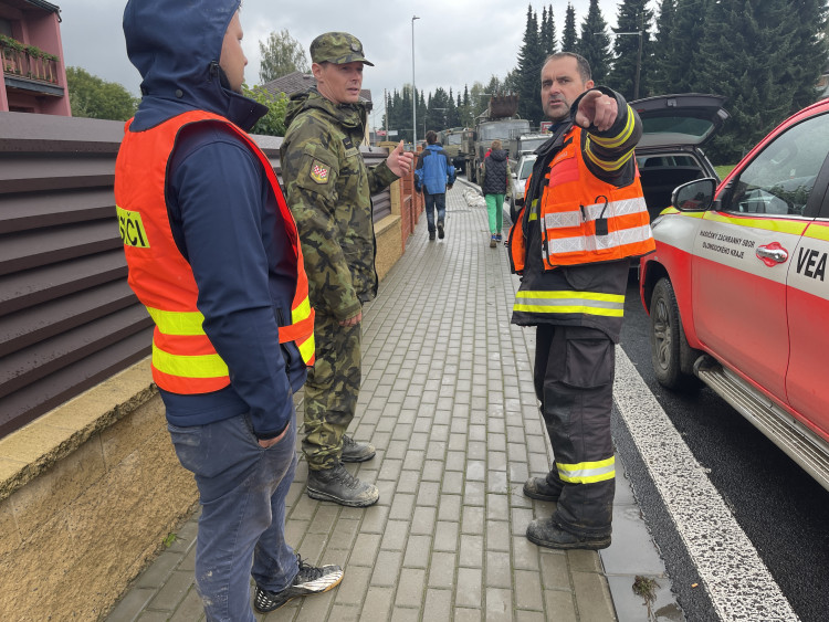 FOTOGALERIE: Hasiči zasahují v celém Olomouckém kraji kvůli povodním