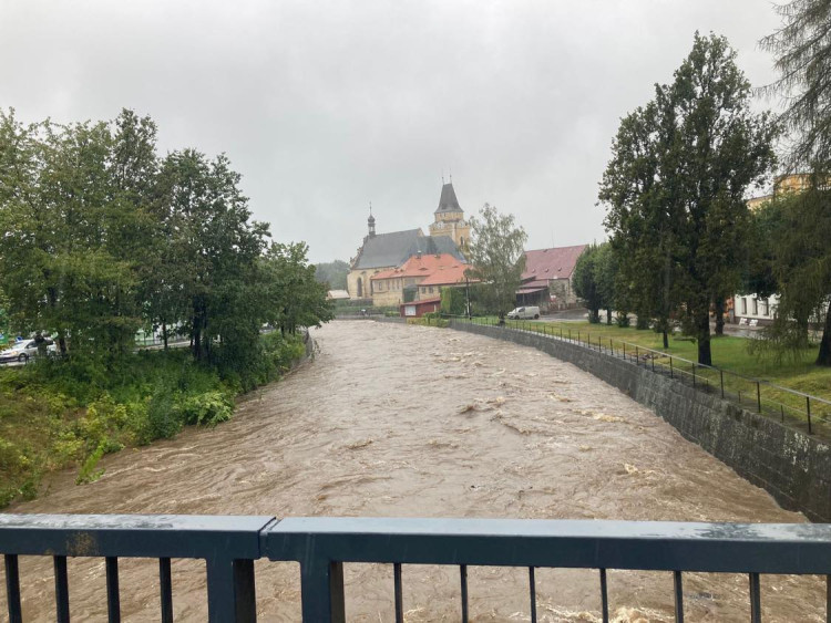 Povodňová situace v neděli
