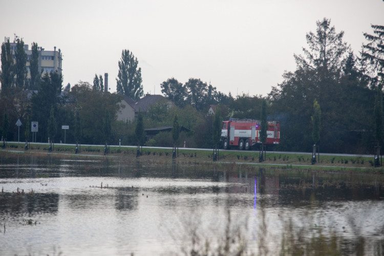 FOTOGALERIE: Litovel zaplavila řeka Morava, město je uzavřené