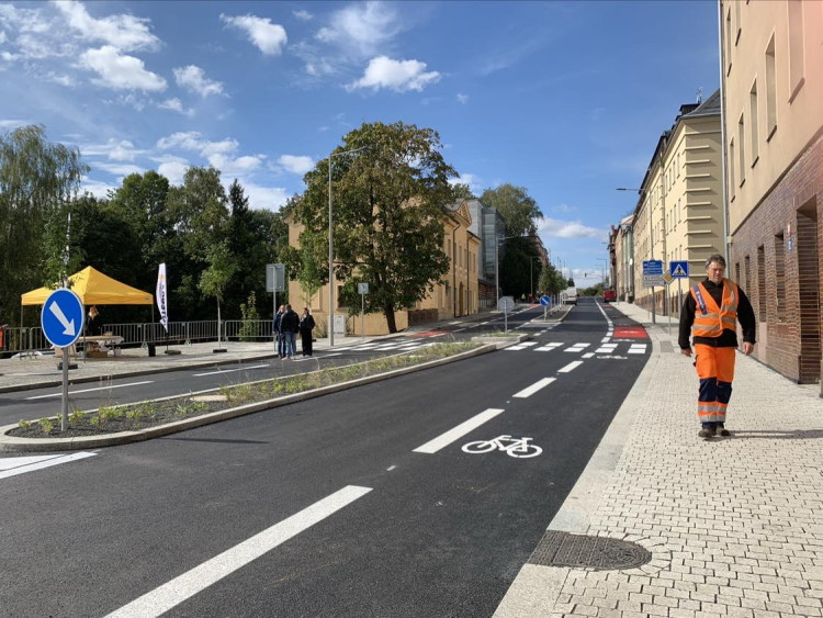 Rekonstrukce Sokolské ulice je u konce