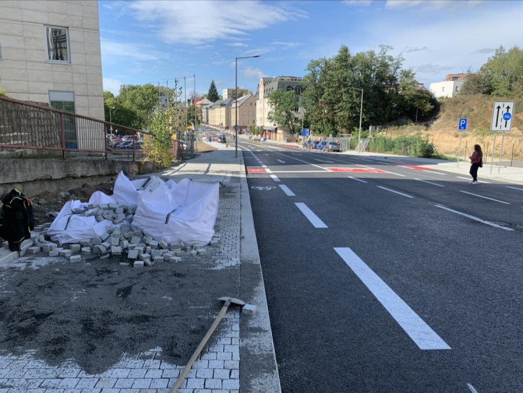 Rekonstrukce Sokolské ulice je u konce