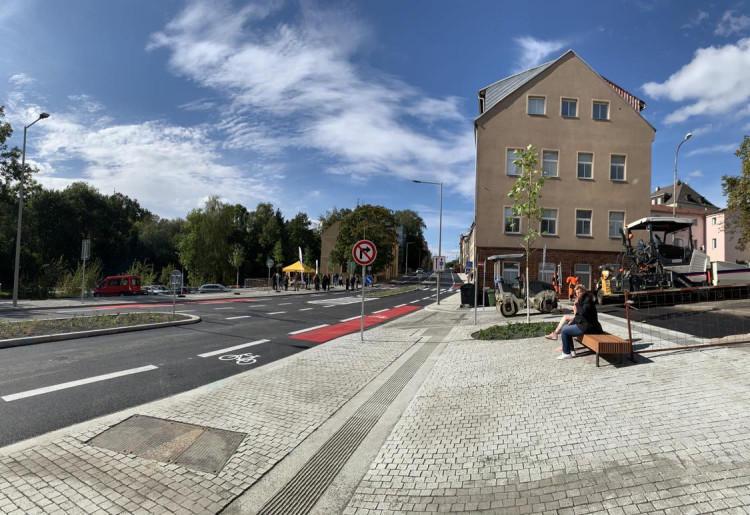 Rekonstrukce Sokolské ulice je u konce