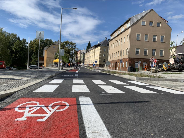 Rekonstrukce Sokolské ulice je u konce