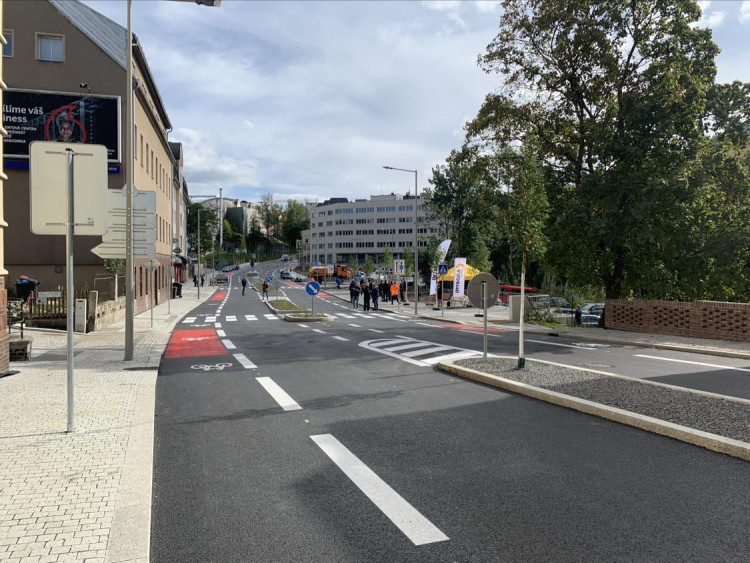 Rekonstrukce Sokolské ulice je u konce