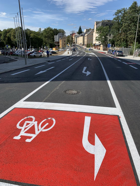 Rekonstrukce Sokolské ulice je u konce