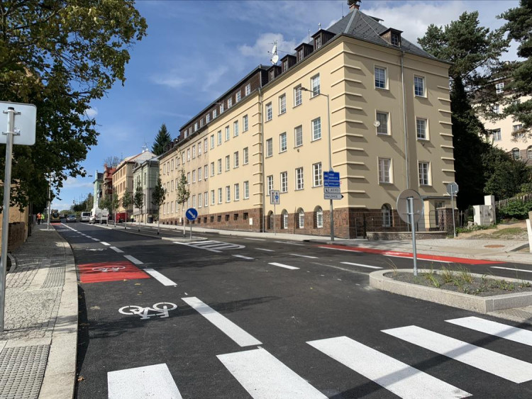 Rekonstrukce Sokolské ulice je u konce