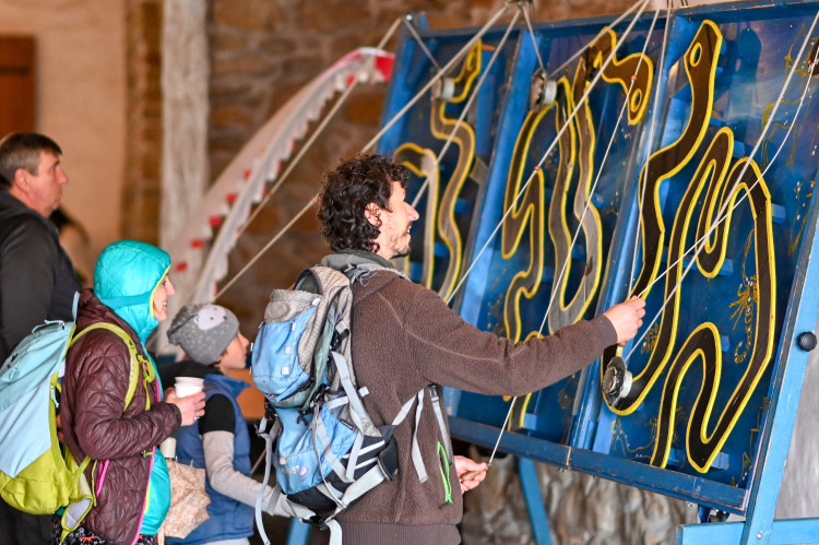 S dravci na hradním Hodokvasu. Tentokrát v chladu a dešti