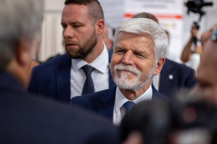 FOTOGALERIE: Prezident Petr Pavel navštívil jižní Moravu. Podívejte se, jak vypadal jeho příjezd na výstaviště