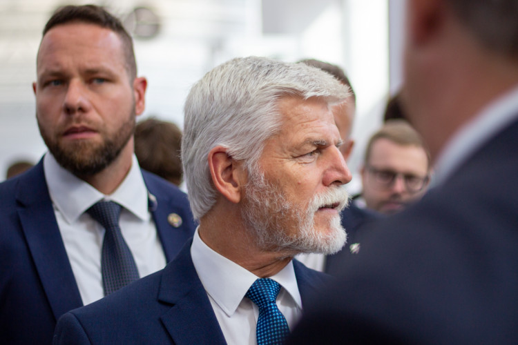 FOTOGALERIE: Prezident Petr Pavel navštívil jižní Moravu. Podívejte se, jak vypadal jeho příjezd na výstaviště