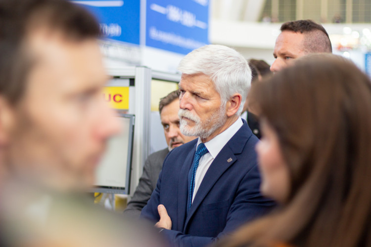 FOTOGALERIE: Prezident Petr Pavel navštívil jižní Moravu. Podívejte se, jak vypadal jeho příjezd na výstaviště