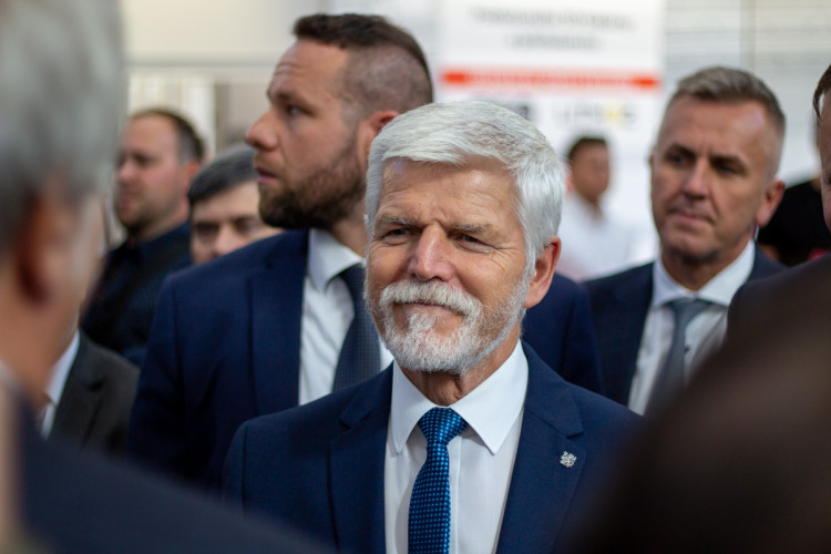 FOTOGALERIE: Prezident Petr Pavel navštívil jižní Moravu. Podívejte se, jak vypadal jeho příjezd na výstaviště