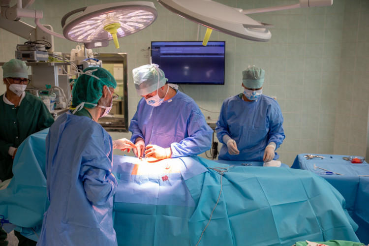 FOTOGALERIE: Odborníci z FN Olomouc zavádějí pacientovi nový stimulátor tišící bolest