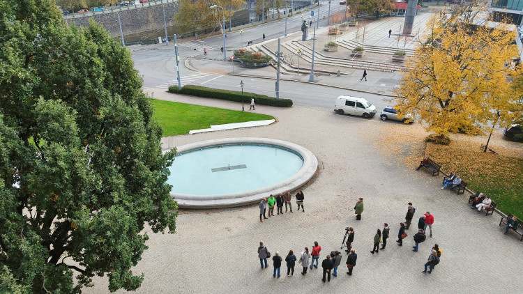 FOTOGALERIE: Fontána před Západočeským muzeem v Plzni