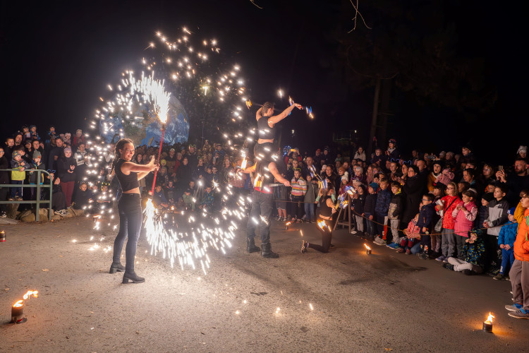 FOTOGALERIE: Večeru duchů a Zoo světel na Svatém Kopečku