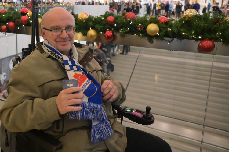 Jedině Baník! Modrobílí obsadili obchodní centrum