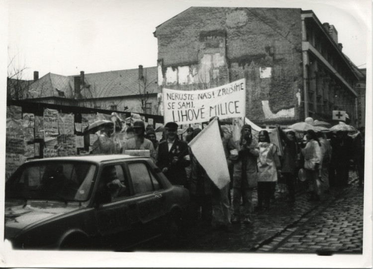 FOTOGALERIE: Sametová revoluce v Olomouci