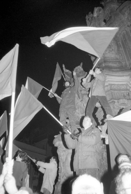FOTOGALERIE: Sametová revoluce v Olomouci