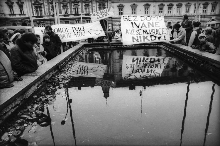 FOTOGALERIE: Sametová revoluce v Olomouci