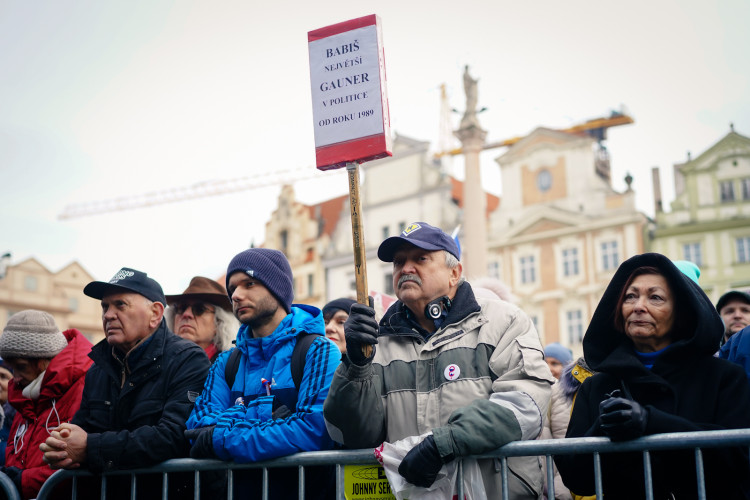 FOTOGALERIE: Demonstrace Milionu chvilek pro demokracii Zůstaňme demokratickým srdcem Evropy