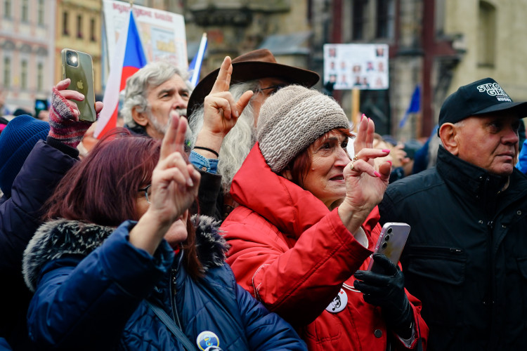 FOTOGALERIE: Demonstrace Milionu chvilek pro demokracii Zůstaňme demokratickým srdcem Evropy