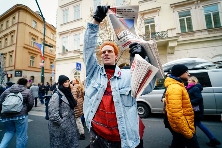 FOTOGALERIE: Podívejte se, jaká byla atmosféra na Národní třídě