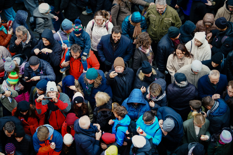 FOTOGALERIE: Podívejte se, jaká byla atmosféra na Národní třídě