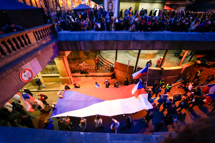 FOTOGALERIE: Podívejte se, jaká byla atmosféra na Národní třídě